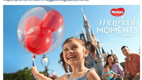 Sam's Club Huggies 'Magical Moments' Facebook Update